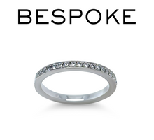 Load image into Gallery viewer, Bespoke Platinum Eternity Wedding Ring 0.20ct