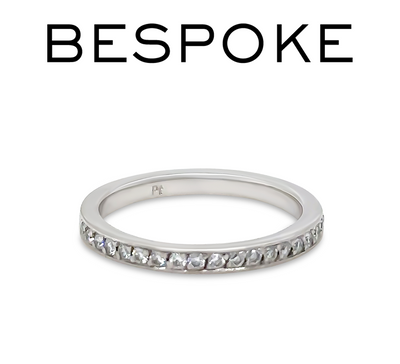 Bespoke Platinum Eternity Wedding Ring 0.20ct