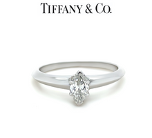 Load image into Gallery viewer, Tiffany &amp; Co Platinum Vintage Diamond Ring 0.50ct