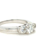 Bespoke 3 Diamond Engagement Ring 1.61ct