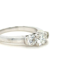 Load image into Gallery viewer, Bespoke 3 Diamond Engagement Ring 1.61ct