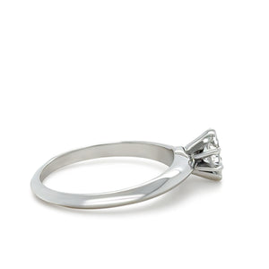 Tiffany & Co Platinum Vintage Diamond Ring 0.50ct