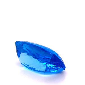 Bespoke Loose Blue Topaz Elongated Cushion Cut 33.3ct