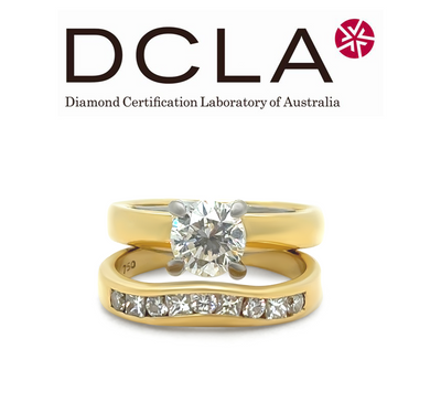 18ct Yellow Gold Diamond Engagement Ring and Wedding Band Set 1.30ct