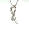 Bespoke Diamond Pendant and Necklace White Gold 0.50ct