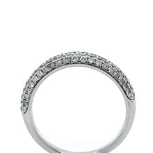 Load image into Gallery viewer, Bespoke 18ct White Gold Half Eternity Ring 0.44ct