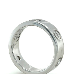Cartier Love Ring with 3 Diamonds 0.25ct