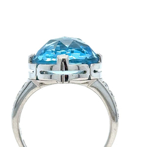 Bvlgari Parentesi Diamond Topaz Cocktail Ring