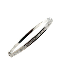 Load image into Gallery viewer, Bespoke Diamond Hinged Line Bangle 1.85ct