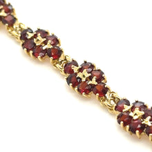 Load image into Gallery viewer, Bespoke Garnet Bracelet &amp; Garnet Earrings Set 15.49g