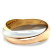 Cartier 18ct 3 Tone Gold Trinity Ring 8.46g