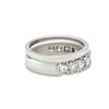 Bespoke 18ct White Gold Diamond Wedding Ring Set 1.00ct