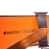 Hermès Double Tour 41mm Attelage Apple Watch Band (Black)