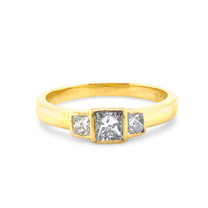 Bespoke Princess Cut Diamond Ring 0.70ct