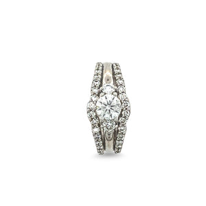 Bespoke 3 Piece Diamond Bridal Ring Set 0.99ct