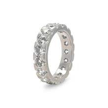 Load image into Gallery viewer, Bespoke 18ct White Gold Diamond Wedding Ring 3.40ct