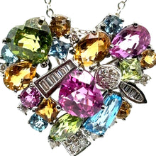 Load image into Gallery viewer, Bespoke Colourful Clip Enhancer Pendant 0.47ct