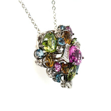 Load image into Gallery viewer, Bespoke Colourful Clip Enhancer Pendant 0.47ct