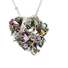 Load image into Gallery viewer, Bespoke Colourful Clip Enhancer Pendant 0.47ct