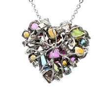 Load image into Gallery viewer, Bespoke Colourful Clip Enhancer Pendant 0.47ct