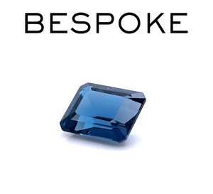 Bespoke Loose Blue Topaz Emerald Cut 8.35ct