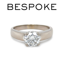 Load image into Gallery viewer, Bespoke Diamond Engagement Ring 1.56ct