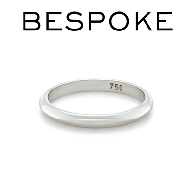 Bespoke 18ct White Gold Wedding Band 2.3g