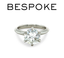 Load image into Gallery viewer, Bespoke Diamond Engagement Ring 2.26ct