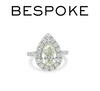 Bespoke Diamond Pear Cluster Ring 2.98ct