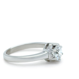 Bespoke 18ct White Gold DCLA Diamond Engagement Ring 0.83ct