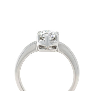 Bespoke 18ct White Gold DCLA Diamond Engagement Ring 0.83ct