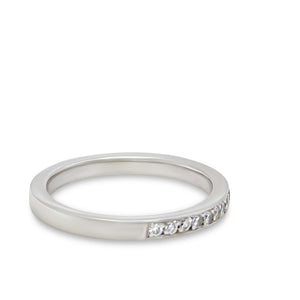 Bespoke Platinum Eternity Wedding Ring 0.20ct