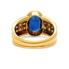 Bespoke 18ct Yellow Gold Sapphire & Diamond Ring 2.61ct