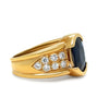 Bespoke 18ct Yellow Gold Sapphire & Diamond Ring 2.61ct