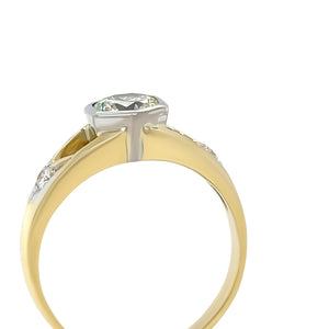 Bespoke 18ct Yellow Gold Diamond Engagement Ring 0.85ct