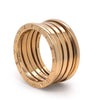 Bvlgari 18ct Yellow Gold B.Zero1 XX Anniversary Five-Band Ring 15.1g