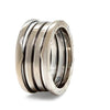 Bvlgari 18ct White Gold B.Zero1 Four Band Ring 14.22g