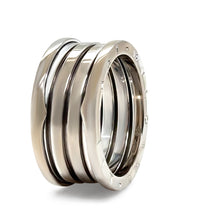 Load image into Gallery viewer, Bvlgari 18ct White Gold B.Zero1 Four Band Ring 14.22g