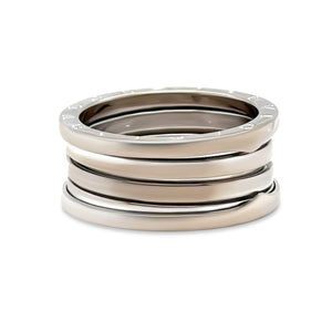 Bvlgari 18ct White Gold B.Zero1 Four Band Ring 14.22g