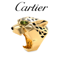 Load image into Gallery viewer, Cartier 18ct Yellow Gold Panthere De Cartier Ring 64.08g