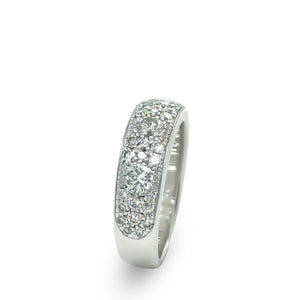 18ct White Gold Diamond Eternity Ring 0.95ct