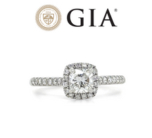 Load image into Gallery viewer, GIA Diamond Engagement Ring 1.05ct