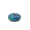 Loose Round Lightning Ridge Black Opal 5.15ct– Green/Blue Flowing Pattern