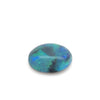 Loose Round Lightning Ridge Black Opal 5.15ct– Green/Blue Flowing Pattern