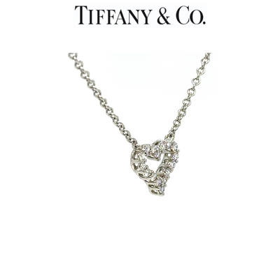 Tiffany & Co Diamond Heart Pendant 0.20ct