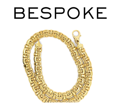 Bespoke Italian 18ct Yellow Gold Necklace 38.3g