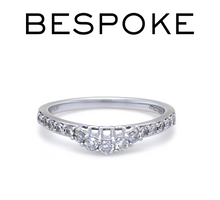 Load image into Gallery viewer, Bespoke 18ct White Gold Wedding Band 0.25ct