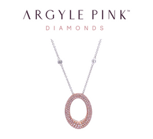 Load image into Gallery viewer, Argyle Pink 18ct Rose &amp; White Gold Argyle Pink Diamond O Pendant 1.53ct