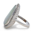 14ct White Gold Opal and Diamond Dress Ring 4.70ct