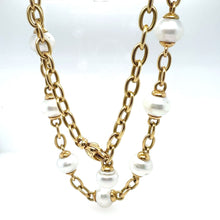 Load image into Gallery viewer, Paspaley 18ct Yellow Gold Pearl Necklace 73.3g